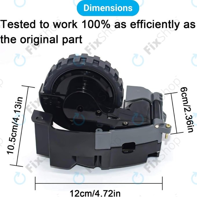 Koło z silnikiem do iRobot Roomba e-series, i-series, j-series, Prawy