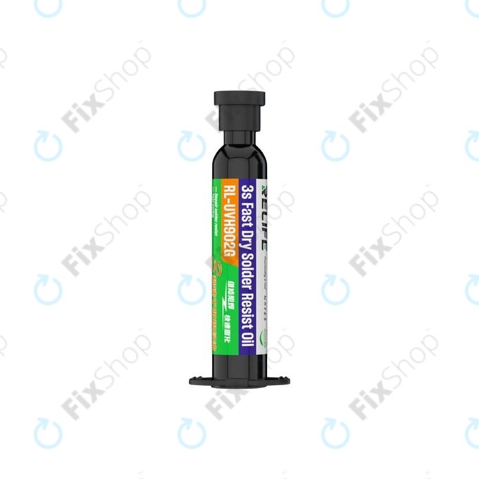 Maska lutownicza utwardzana UV, 10ml, Czarny, Black, Relife RL-UVH902G