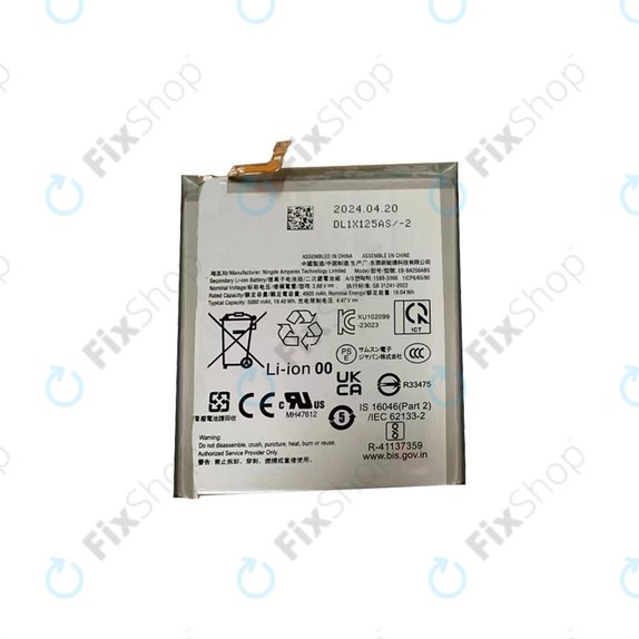 Bateria do Samsung A25 A256B, 5000mAh