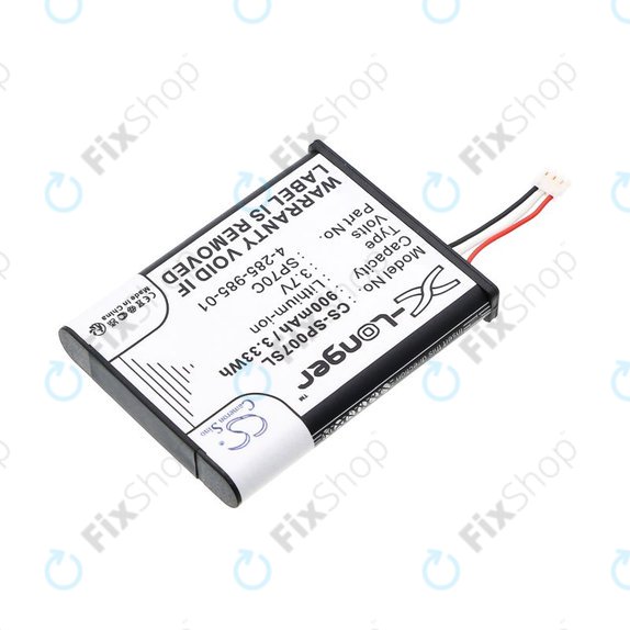 Bateria do Sony PSP E1000, E1002, E1004, E1008, 900mAh, Li-Ion, 3.7V, SP70C, HQ