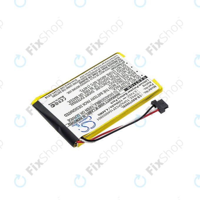 Bateria do Navigon 70, 1200mAh, Li-Pol, 3.7V, Topaz, HQ