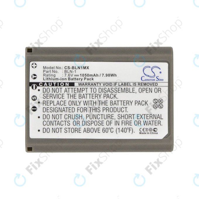 Bateria do Olympus E-M5, 1050mAh, Li-Ion, 7.6V, BLN-1, HQ