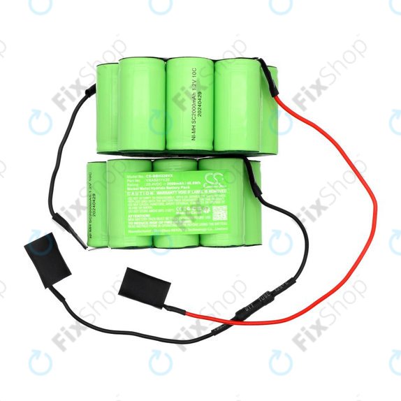 Bateria do Bosch BBBH 22042, BBH 22042/01, 2000mAh, Ni-MH, 20.4V, VXAS011V20, HQ