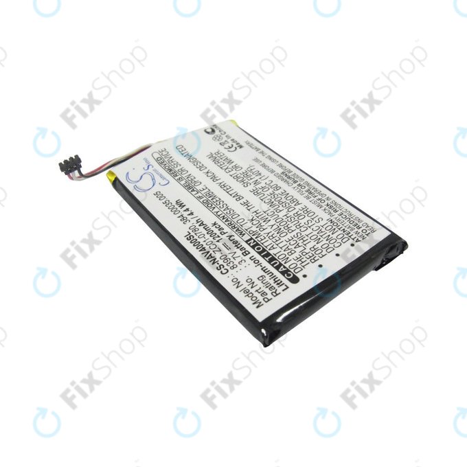 Bateria do Navigon 40 Easy, Plus, Premium, 1200mAh, Li-Pol, 3.7V, 8390-ZC01-0780, HQ