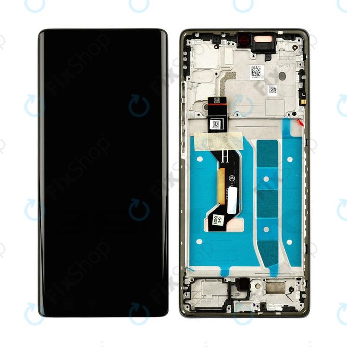 Wyświetlacz OLED do Motorola Moto G85 5G XT2427-3, Ekran dotykowy z ramką, Cobalt Blue