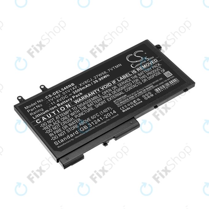 Bateria do Dell Latitude 5400, Inspiron 7591 2-in-1, 3500mAh, Li-Ion, 11.4V, XV8CJ, HQ