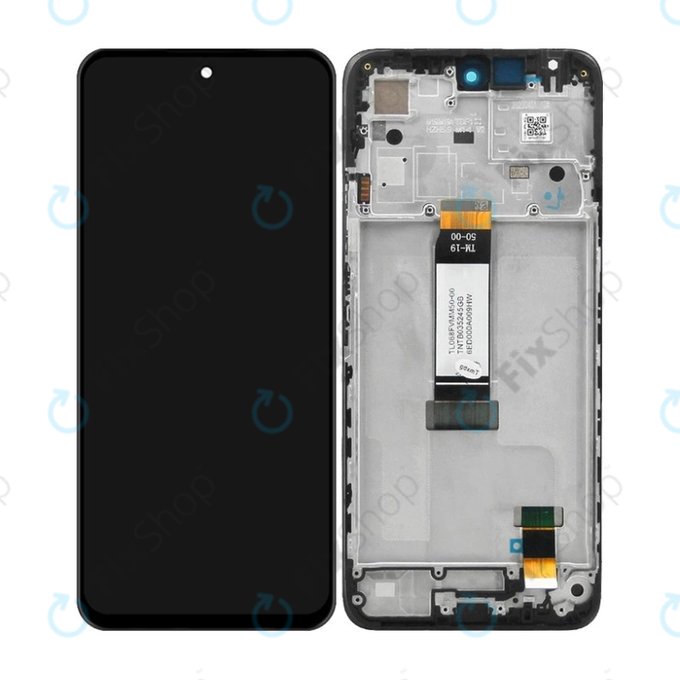 Wyświetlacz do Xiaomi Redmi 12 23053RN02A, 23053RN02Y, 23053RN02I, Ekran dotykowy z ramką, Midnight Black, TFT