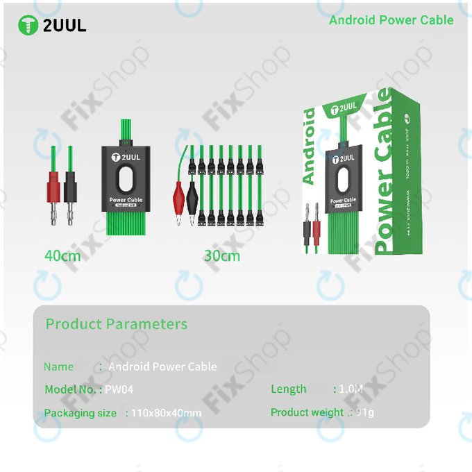 Kabel zasilający serwisowy Android, 16-w-1, 2UUL PW04