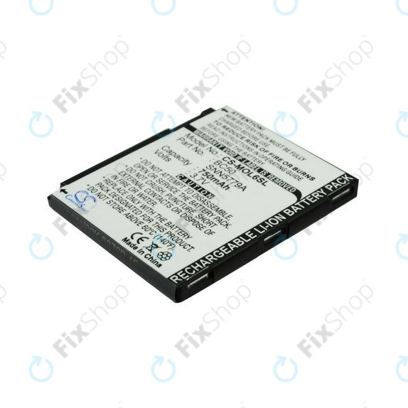 Bateria do Motorola Aura, SLVR L2, L7, L9, 750mAh, Li-Ion, 3.7V, BC50, HQ