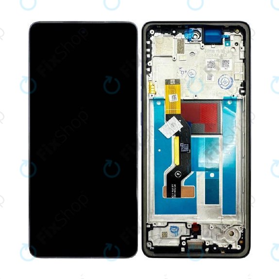 Wyświetlacz dla Motorola Moto G86 5G, Ekran dotykowy z ramką, Spellbound, 5D68C30474, Genuine Service Pack