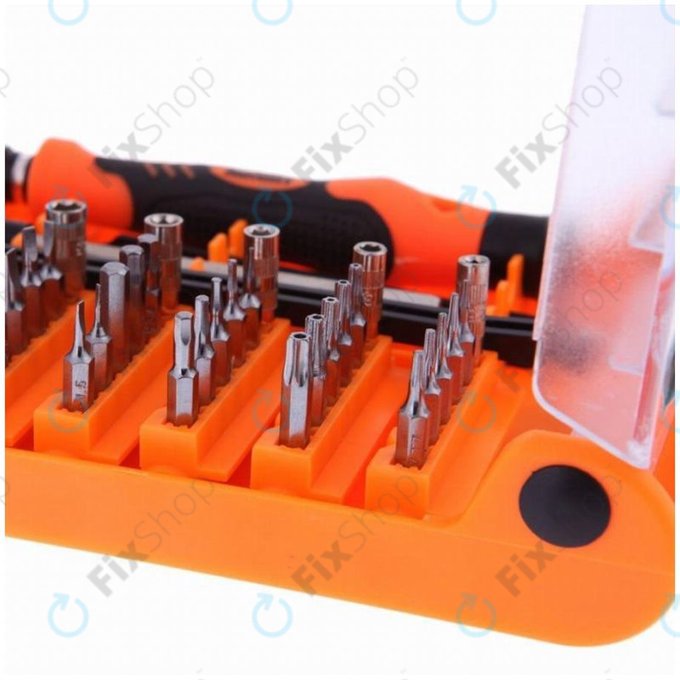 Magnetyczny zestaw precyzyjnych Śrubokrętów wymiennych 45w1, Jakemy JM-8128