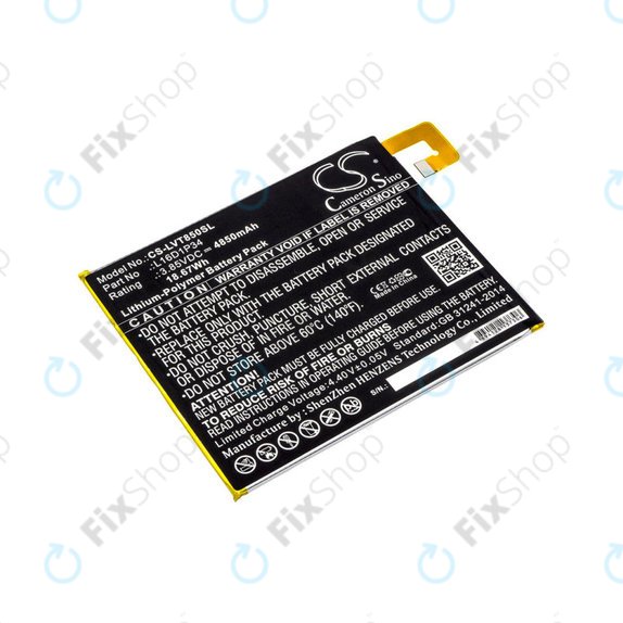 Bateria do Lenovo Tab 4, Lenovo TB850, 4850mAh, Li-Pol, 3.85V, L16D1P34, HQ