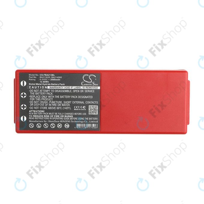 Bateria do HBC Radiomatic Spectrum, 2000mAh, Ni-MH, 6V, BA214061, HQ