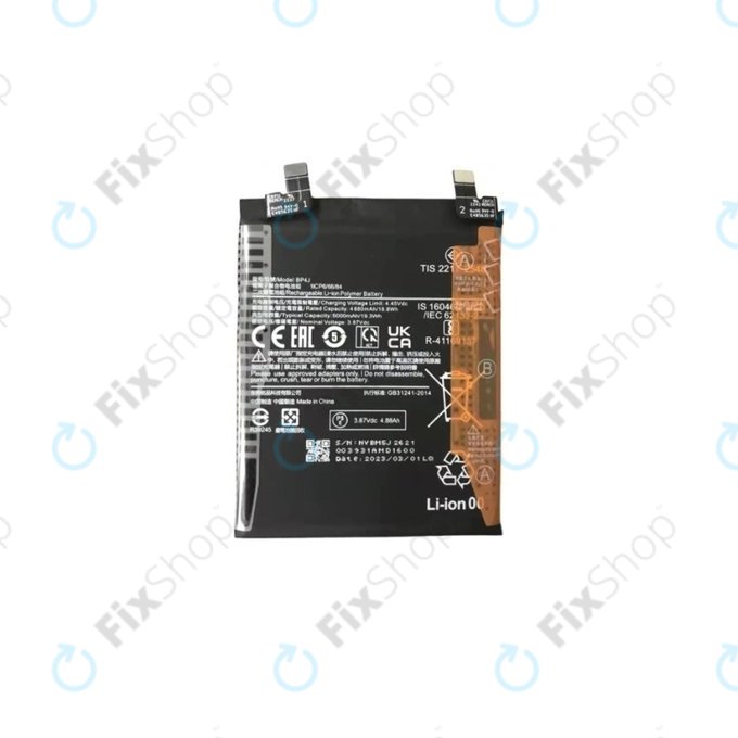 Bateria do Xiaomi Redmi Note 12 Pro+ 5G, BP4J, 5000mAh