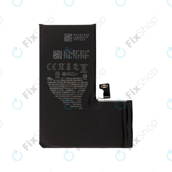 Bateria dla iPhone 15 Pro, 3274mAh, A3011