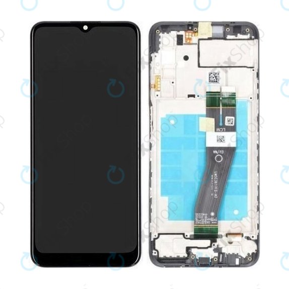 Wyświetlacz do Samsung A03s A037G (EU), Ekran dotykowy z ramką, GH81-21233A, Genuine Service Pack
