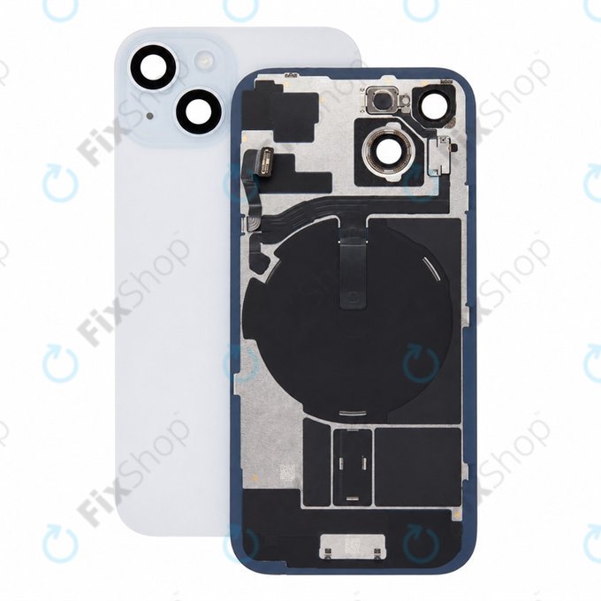 Szkło tylnej obudowy do iPhone 15, Blue, Pulled A