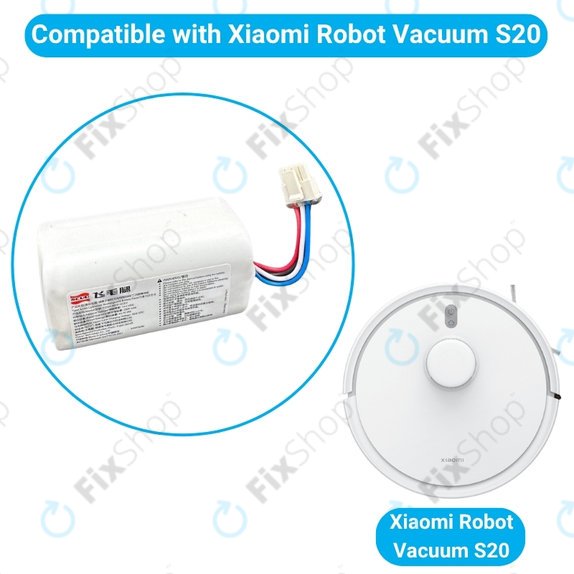 Bateria do Xiaomi Robot Vacuum S20, P2332-4S1P-SCEV, 4INR19/66, Li-Ion, 14.4V, 2900mAh
