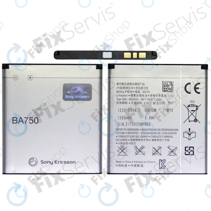 Bateria do Sony Xperia Neo, Pro, BA700, 1500mAh