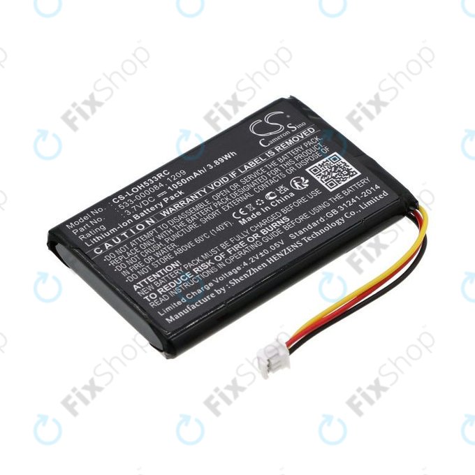 Bateria do Logitech Harmony Touch, Ultimate, 1050mAh, Li-Ion, 3.7V, 533-000083, HQ