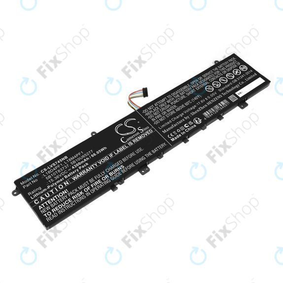 Bateria do Lenovo Yoga, 4300mAh, Li-Pol, 15.36V, L18D4PF1, HQ