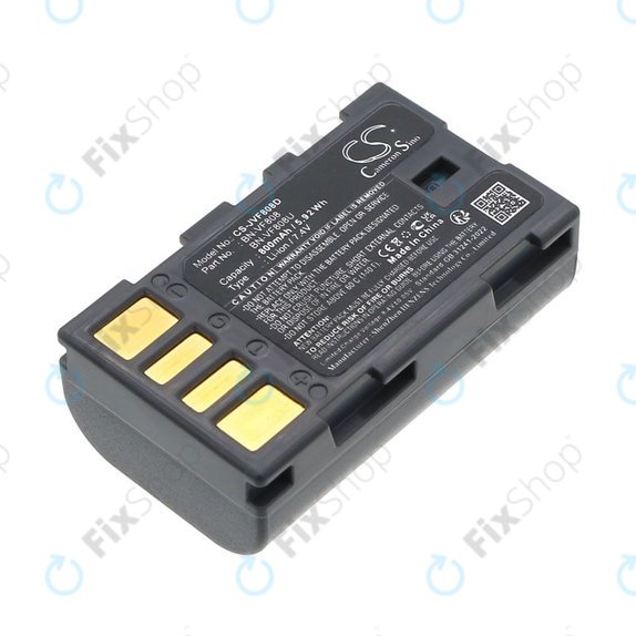Bateria do JVC Gr-D850ek, 800mAh, Li-Ion, 7.4V, BN-VF808, HQ