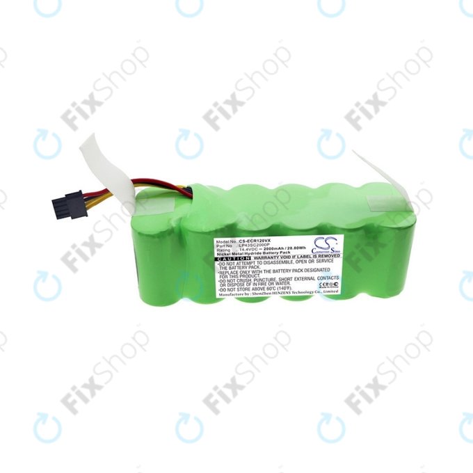 Bateria do Ecovacs Deebot CR120, KK-8, X500, LP43SC2000P, Ni-MH, 14,4V 2000mAh, HQ