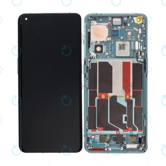 Wyświetlacz OLED do OnePlus 10 Pro NE2210, NE221, Ekran dotykowy z ramką, Emerald Forest