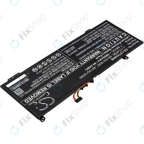 Bateria do Lenovo Air 14, Flex 6, Ideapad 530, Yoga 530, 5800mAh, Li-Pol, 7.68V, L17C4PB0, HQ