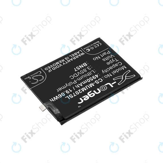 Bateria dla Xiaomi Poco X3 NFC M2107J20CG, 4950mAh, Li-Pol, 3.85 V, BN57, HQ