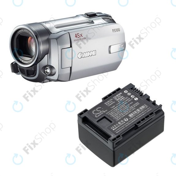 Bateria do Canon FS10, FS11, FS100, 890mAh, Li-Ion, 7.4V, BP-808, HQ