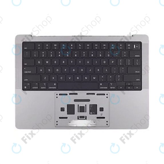 Górna rama klawiatury do MacBook Pro 14", A2442 (2021), A2779 (2023), z klawiaturą US i baterią, Space Gray, 661-21972, Genuine Apple