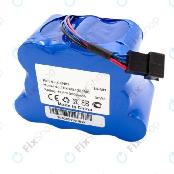 Bateria do Ecovacs Deebot D-seria, CEN82 Ni-MH, 12,0V 3000mAh