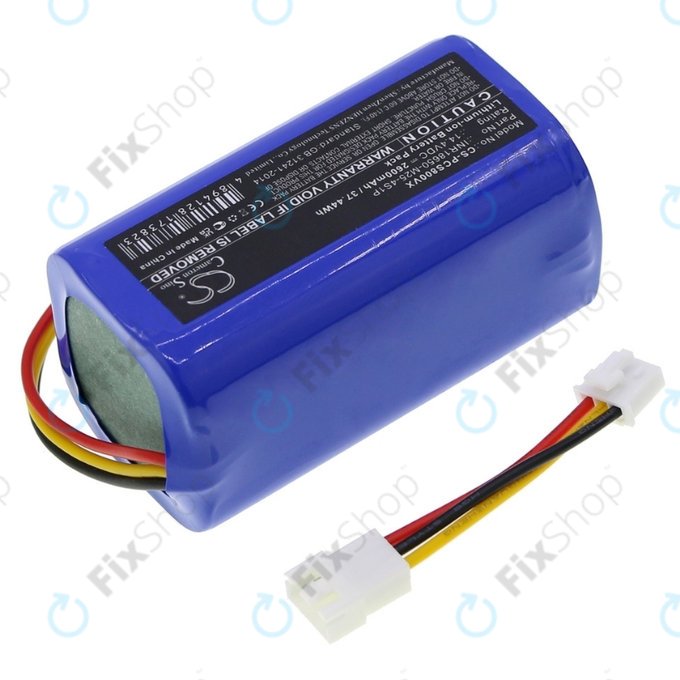 Bateria do Proscenic 800T, 820T, 830T, INR18650-M25-4S1P, Li-Ion, 14.4V, 2600mAh, HQ