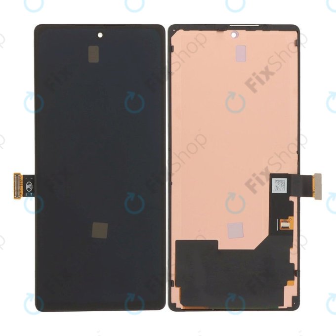 Wyświetlacz OLED dla Google Pixel 6, Black, Ekran dotykowy z ramką