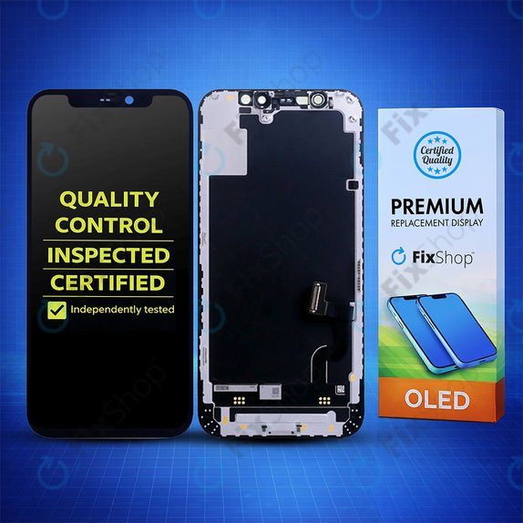 Wyświetlacz Hard OLED dla iPhone 14, Ekran dotykowy z ramką, FixPremium