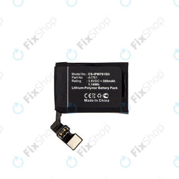 Bateria dla Apple Watch 2 42 mm, 300mAh, Li-Pol, 3.8 V, A1761, HQ