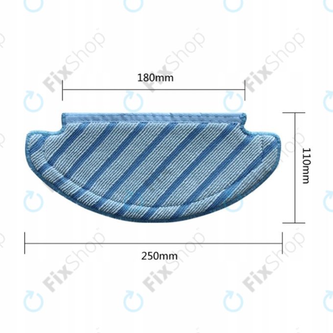 Ściereczka mopująca, 2 szt., Zmywalny do Ecovacs Deebot N8-series, T-series, X1 Plus