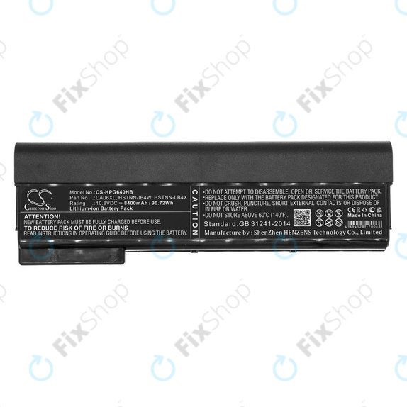 Bateria do HP ProBook 640 G1, 650 G1, 655 G1, 645 G1, 8400mAh, Li-Ion, 10.8V, CA06XL, HQ