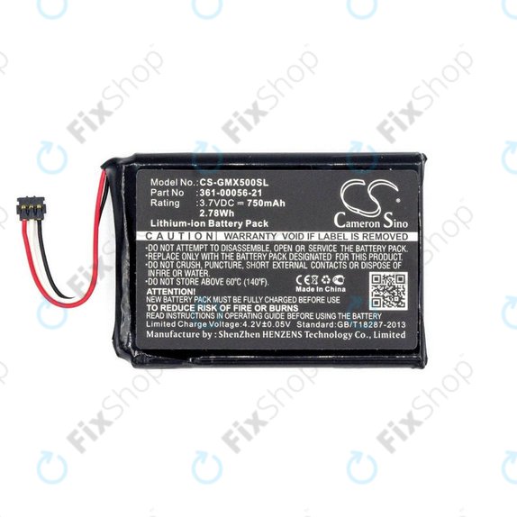 Bateria do Garmin Driveluxe 50, 750mAh, Li-Ion, 3.7V, 361-00056-21, HQ