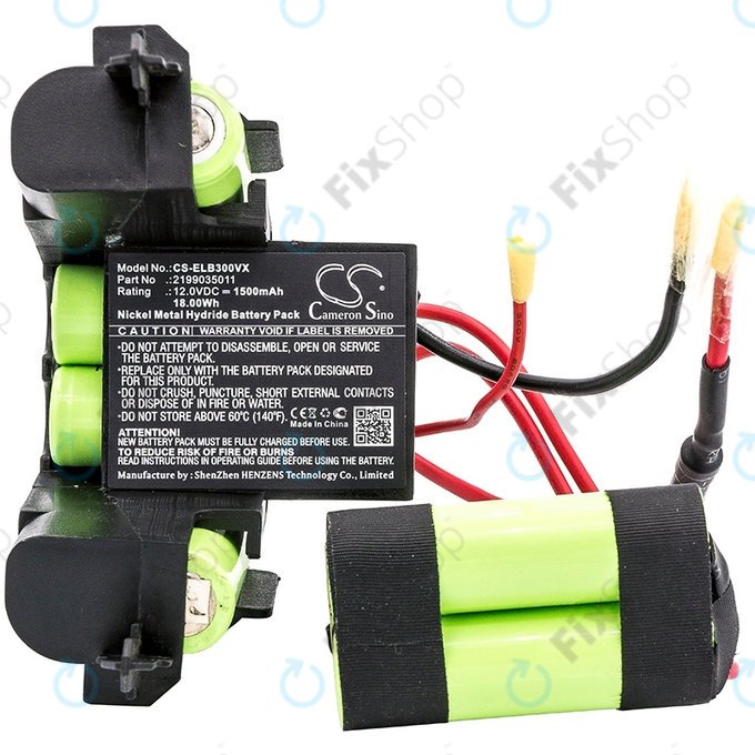 Bateria do AEG AG3101, AG3102, AG3103, 2199035011, 12,0V 1500mAh, HQ