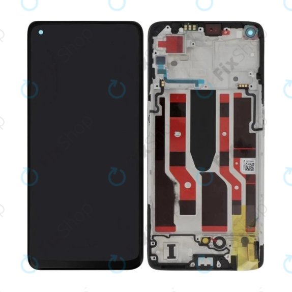 Wyświetlacz do Oppo Reno 7 Lite, Ekran dotykowy z ramką, TFT