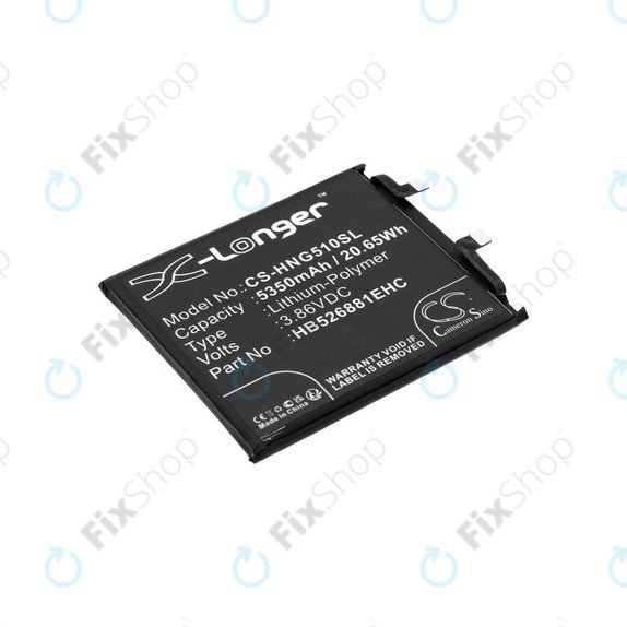 Bateria do Honor Magic 5 Pro, 5350mAh, Li-Pol, 3.86V, HB526881EHC, HQ