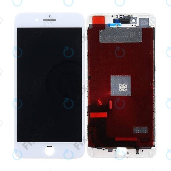 Wyświetlacz In-Cell dla iPhone 7 Plus, White, Ekran dotykowy z ramką, FixPremium