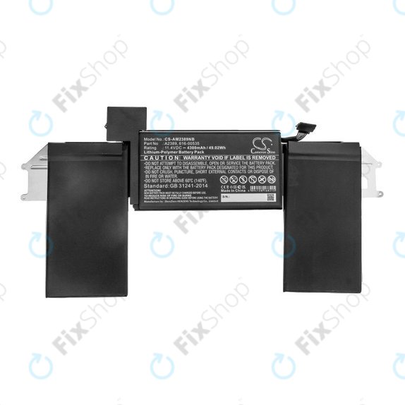 Bateria do MacBook Air 13" A2337 (2020), 4300mAh, HQ