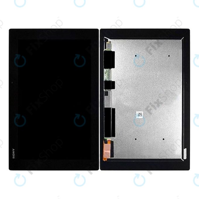 Wyświetlacz do Sony Xperia Z2 Tablet, Ekran dotykowy bez ramki, Czarny, Black, TFT