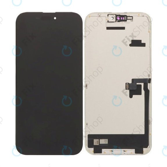 Wyświetlacz Soft OLED 120Hz dla iPhone 16 Pro, Ekran dotykowy z ramką, FixPremium PRO