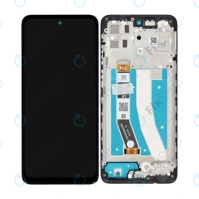 Wyświetlacz do Motorola Moto G32 XT2235, Ekran dotykowy z ramką, 5D68C21151, Mineral Grey, Genuine Service Pack