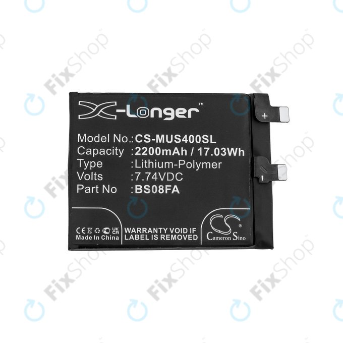 Bateria dla Xiaomi Black Shark 4, 2200mAh, Li-Pol, 7.74 V, BS08FA, HQ
