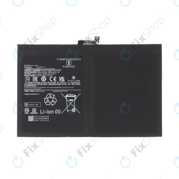 Bateria do Xiaomi Redmi Pad SE, BM47, 8000mAh